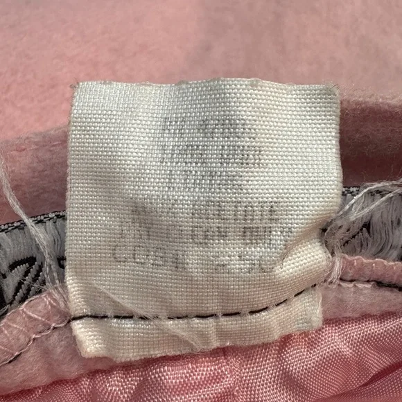 Vintage 90s Pink 100% Wool Women's Pleated Trousers - Picture 4 of 7